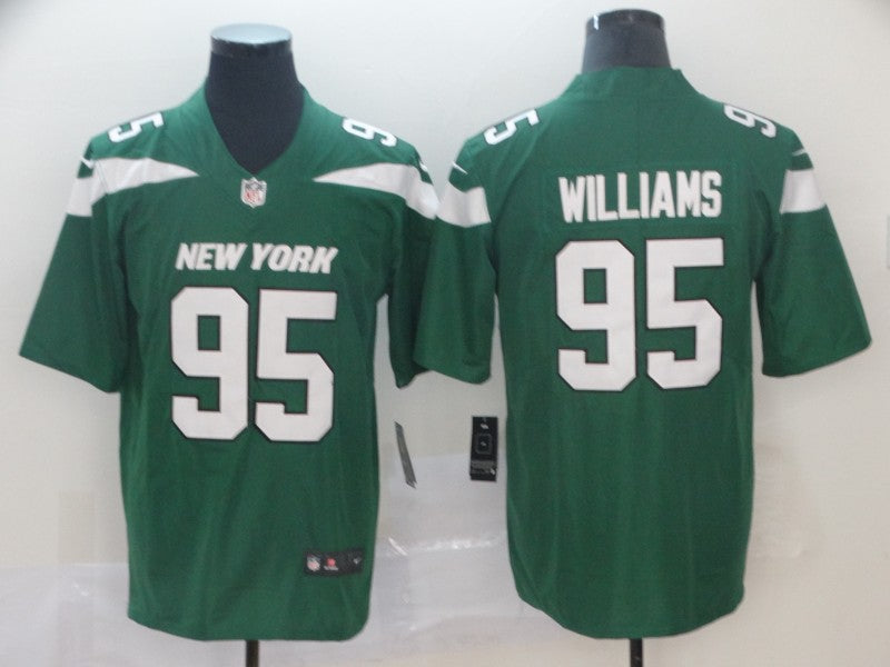 Men's New York Jets Quinnen Williams Green Game Jersey1 football jersey product view 1