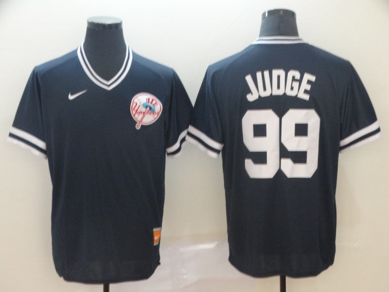 Men's New York Yankees Aaron Judge #99 Navy Stitched Jersey baseball jersey product view 1