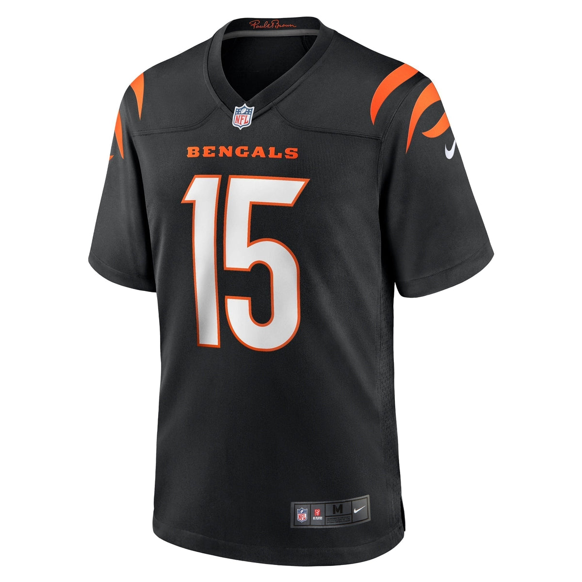 Will Grier Cincinnati Bengals Nike Team Game Jersey - Black football jersey product view 2