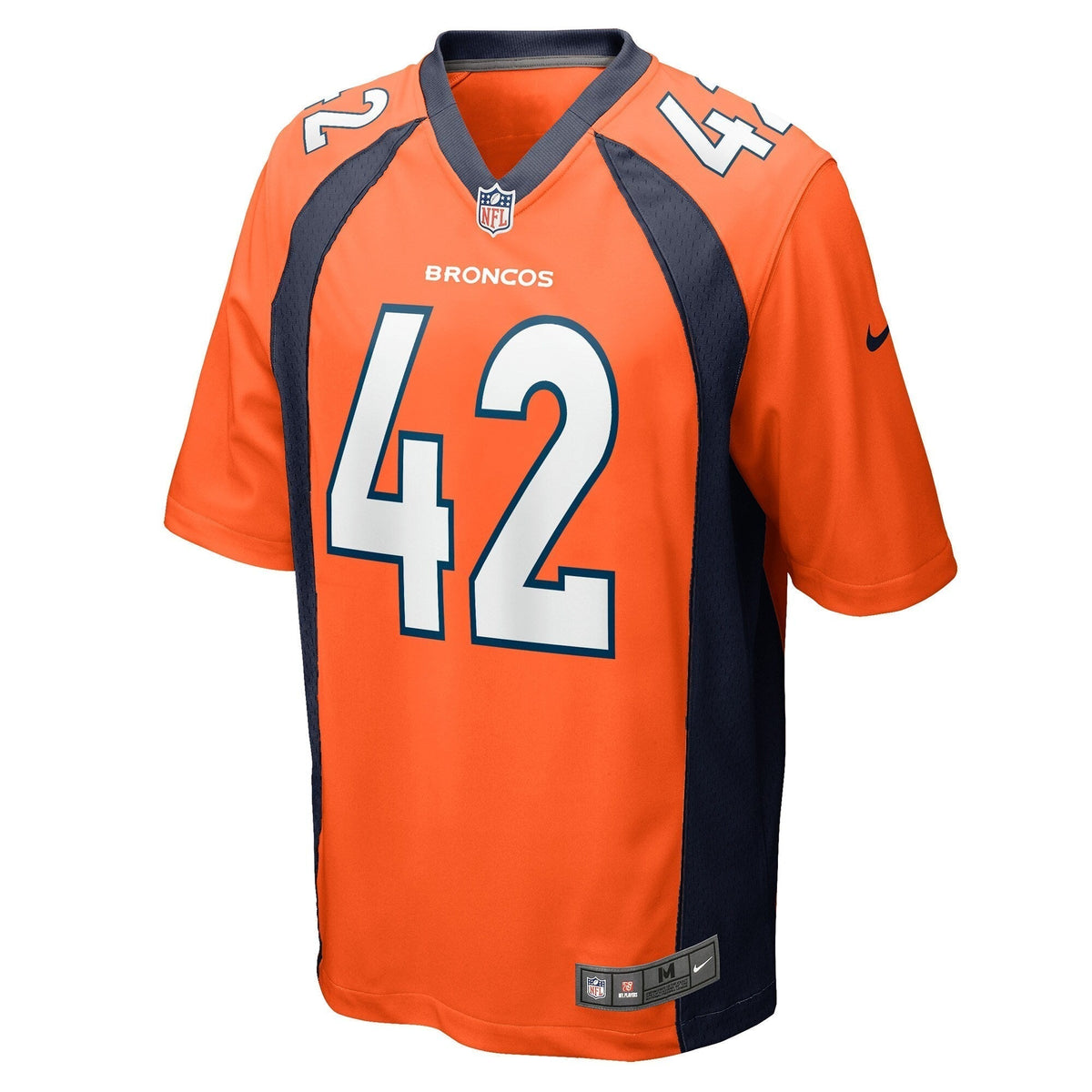 Nik Bonitto Denver Broncos Nike Game Jersey - Orange football jersey product view 2