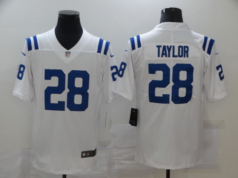 Men's Indianapolis Colts Jonathan Taylor #28 White Game Jersey1 football jersey product view 1