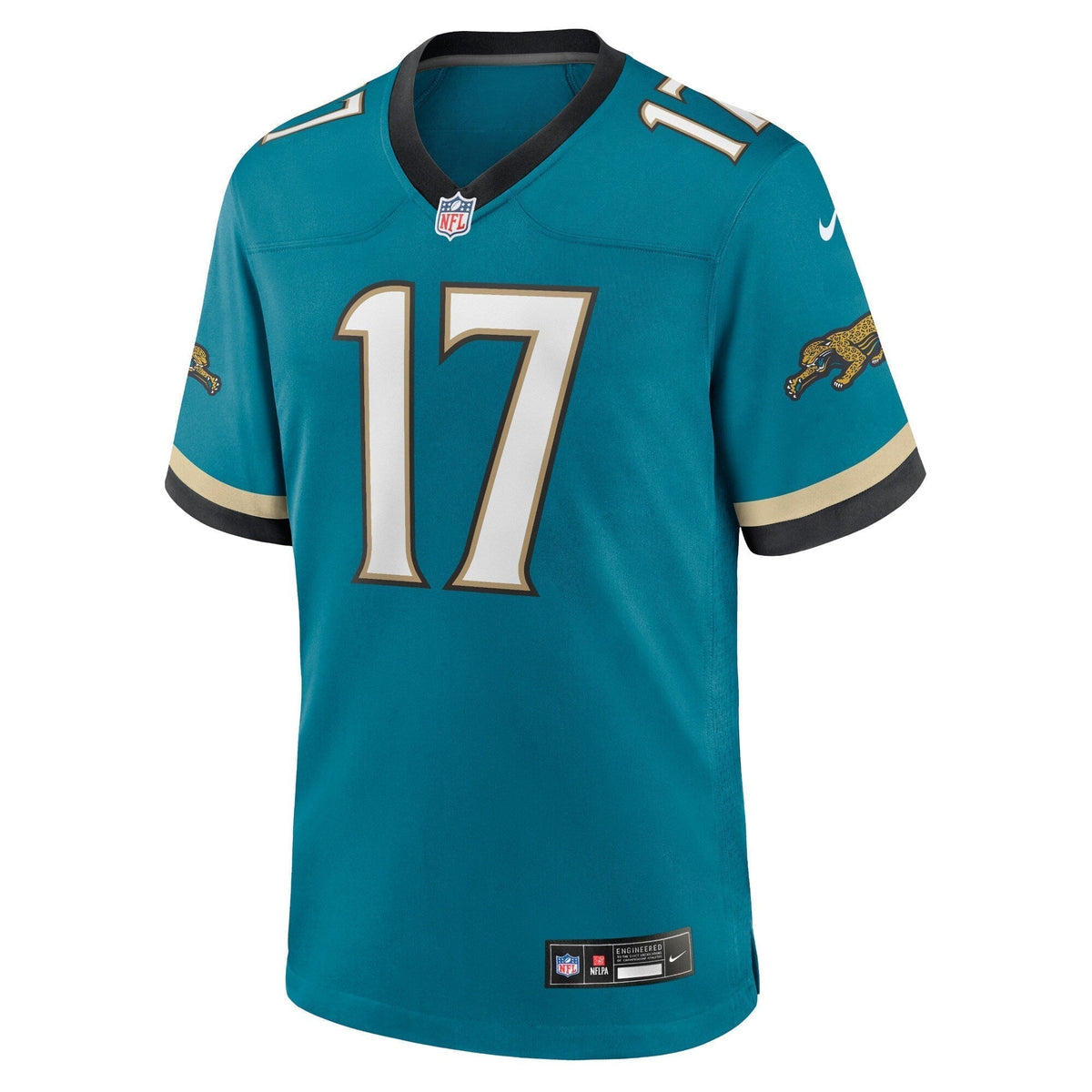 Evan Engram Jacksonville Jaguars Nike Prowler Throwback Game Jersey - Teal football jersey product view 2