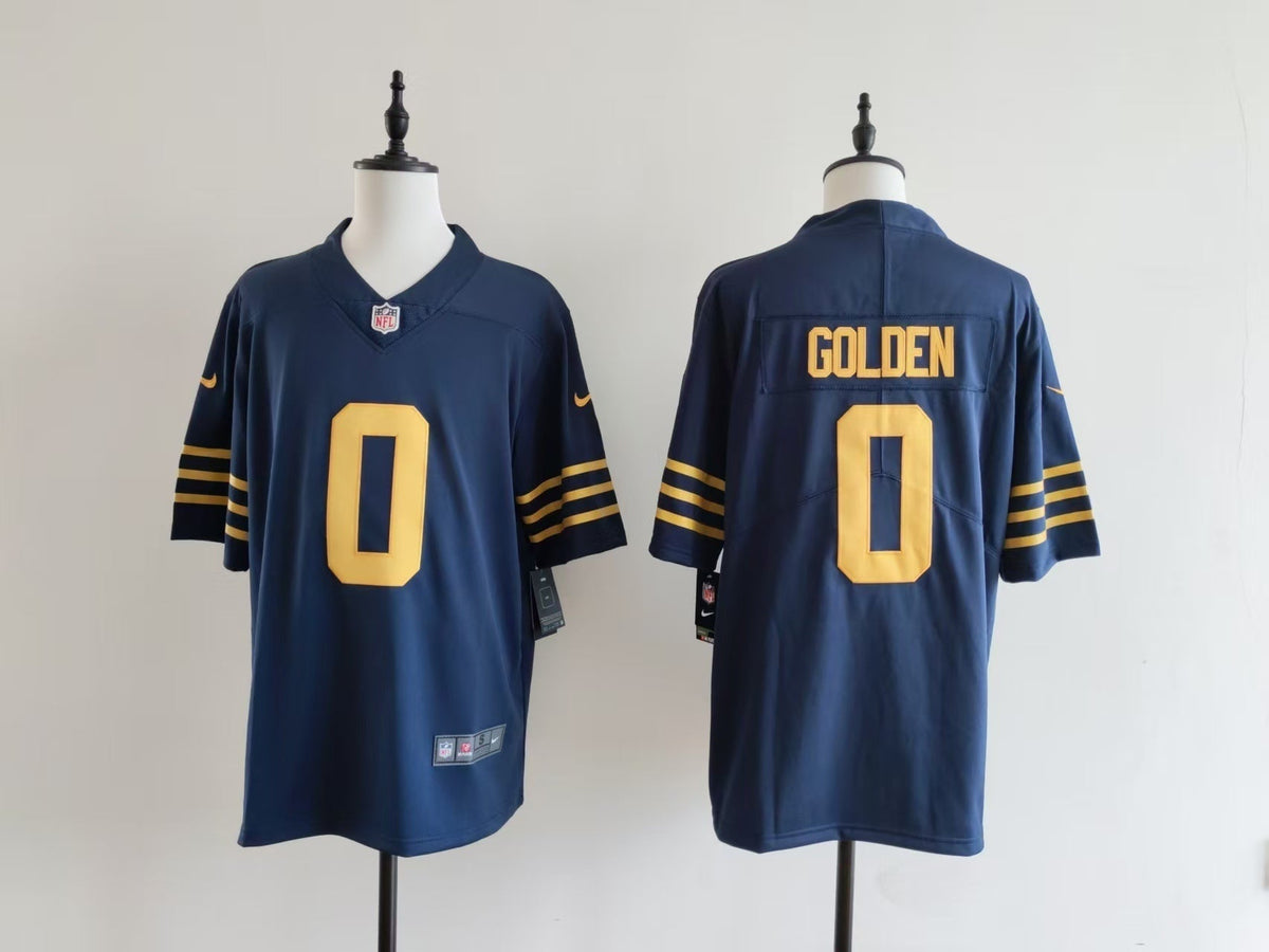 Men's Green Bay Packers Matthew Golden Nike Jersey #0 football jersey product view 1