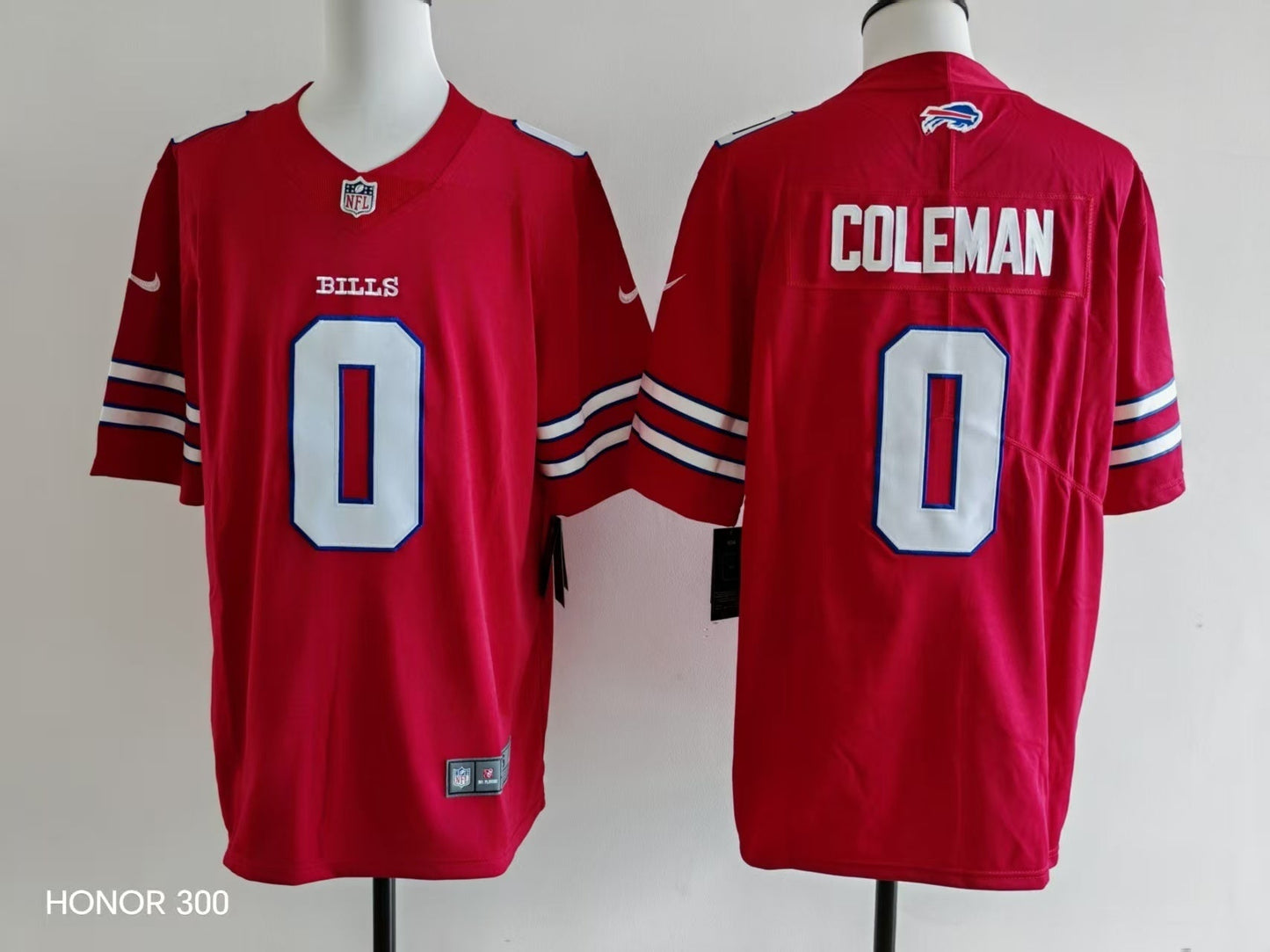 Men's Buffalo Bills Keon Coleman Jersey-Red football jersey product view 1