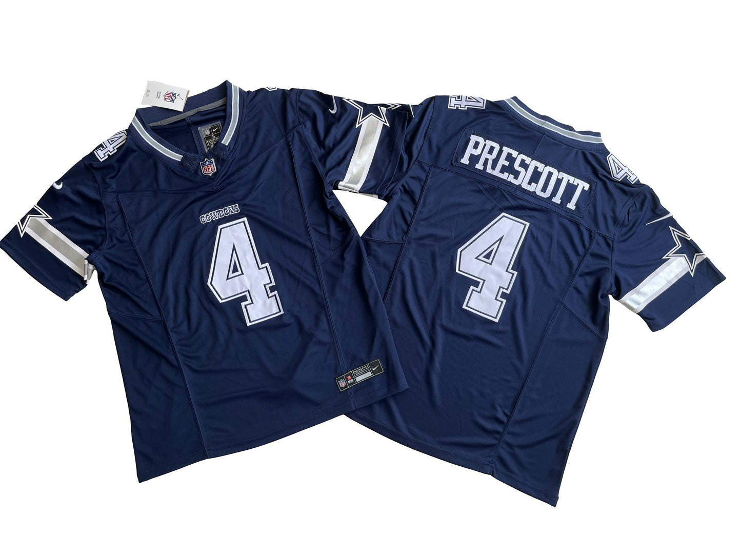Dallas Cowboys 4# Dak Prescott Limited Jersey-Dark blue football jersey product view 1