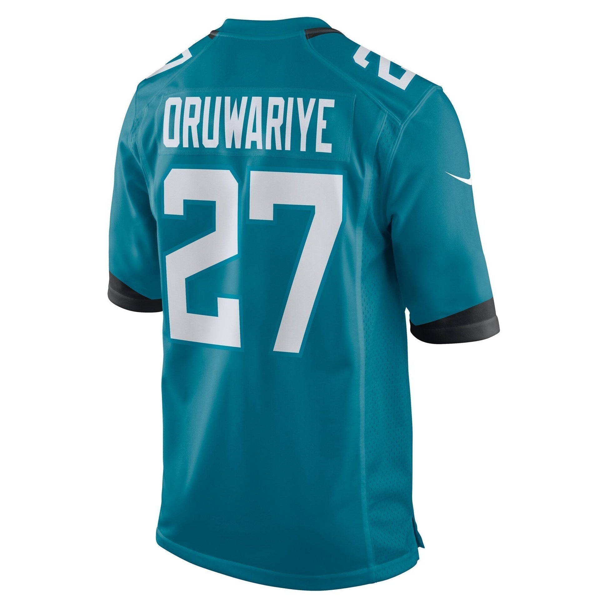 Amani Oruwariye Jacksonville Jaguars Nike Game Jersey - Teal football jersey product view 3
