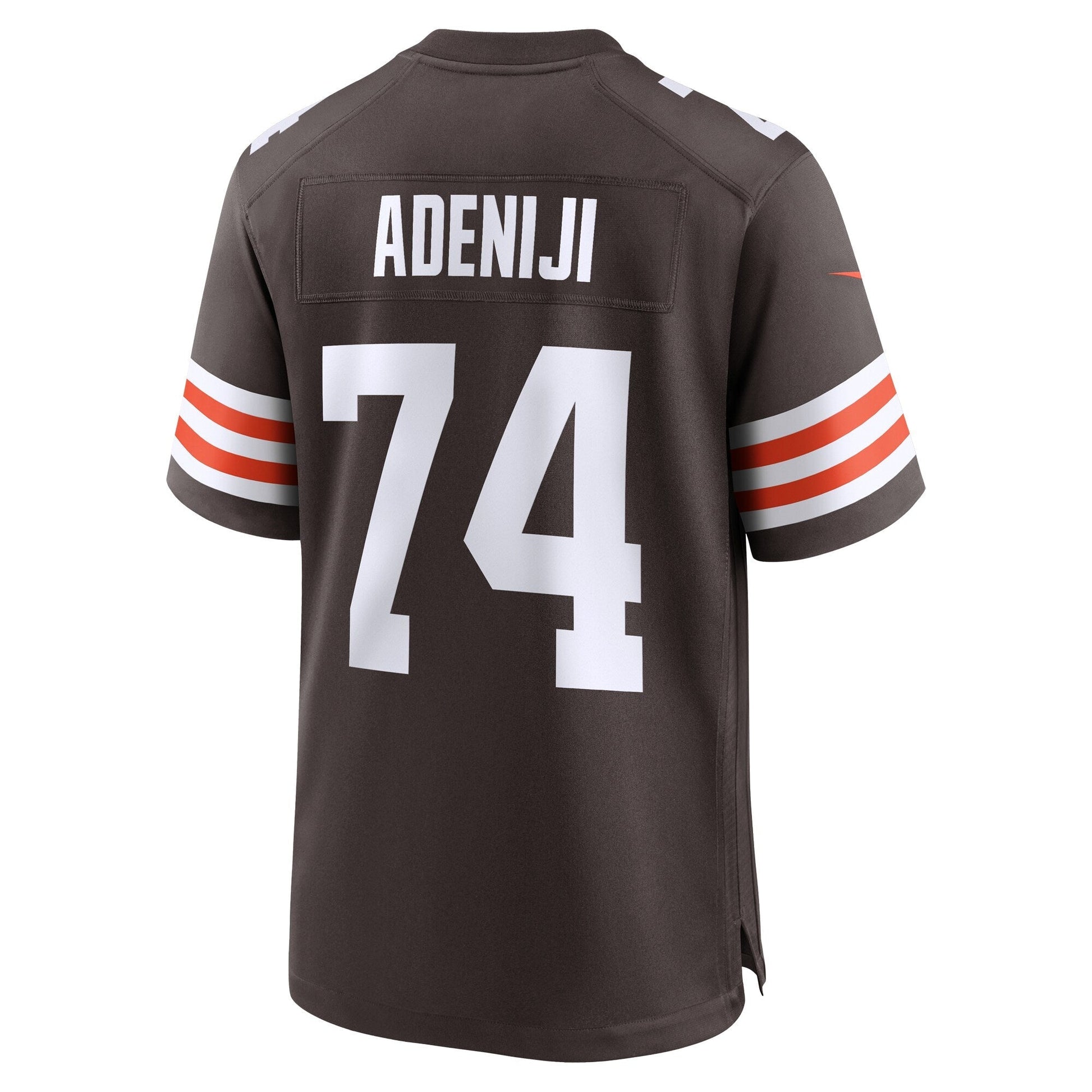 Hakeem Adeniji Cleveland Browns Nike Game Jersey - Brown football jersey product view 3