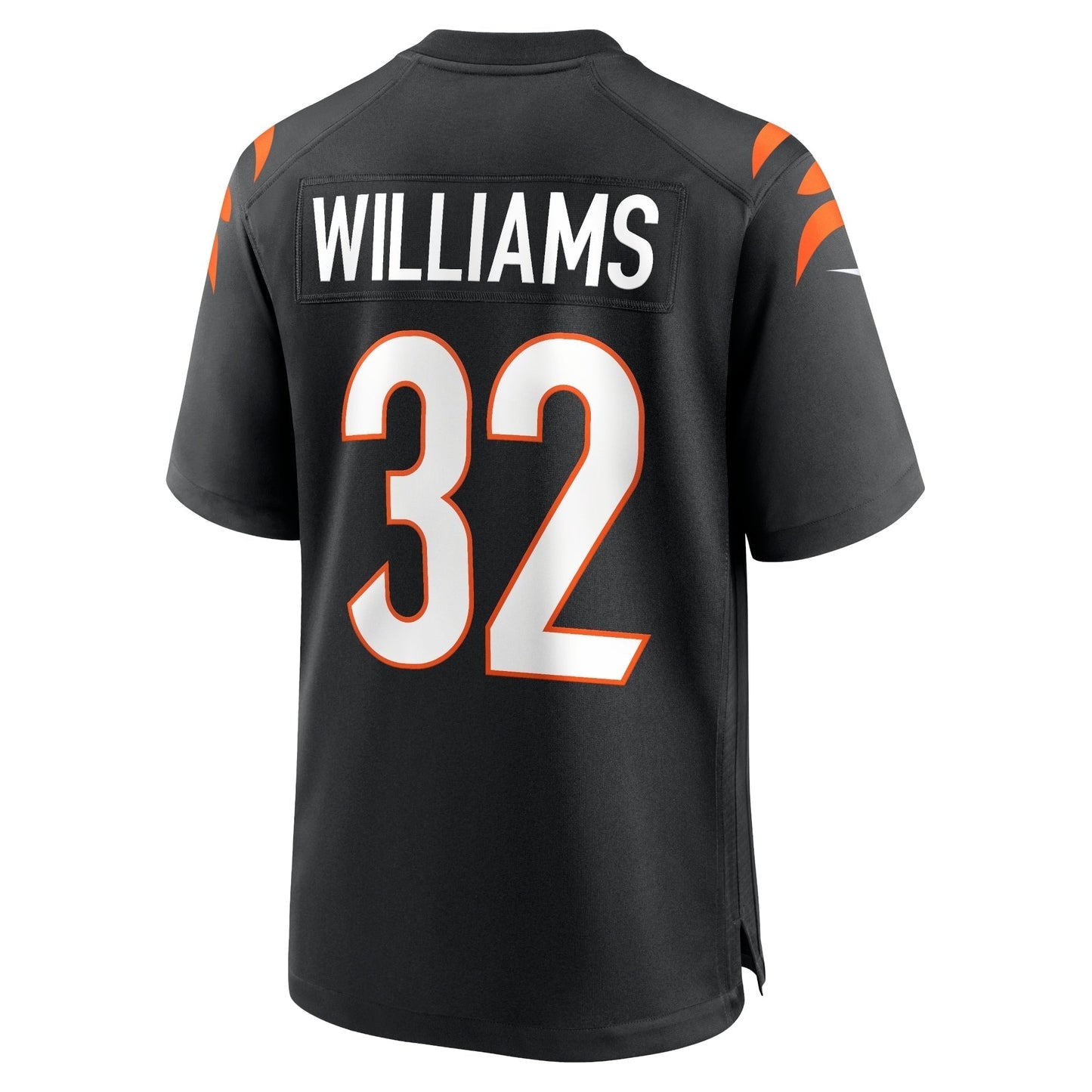 Trayveon Williams Cincinnati Bengals Nike Game Jersey - Black football jersey product view 3