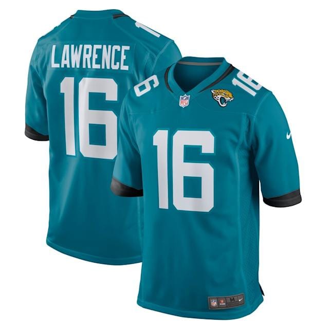 Trevor Lawrence Jacksonville Jaguars Jersey football jersey product view 1