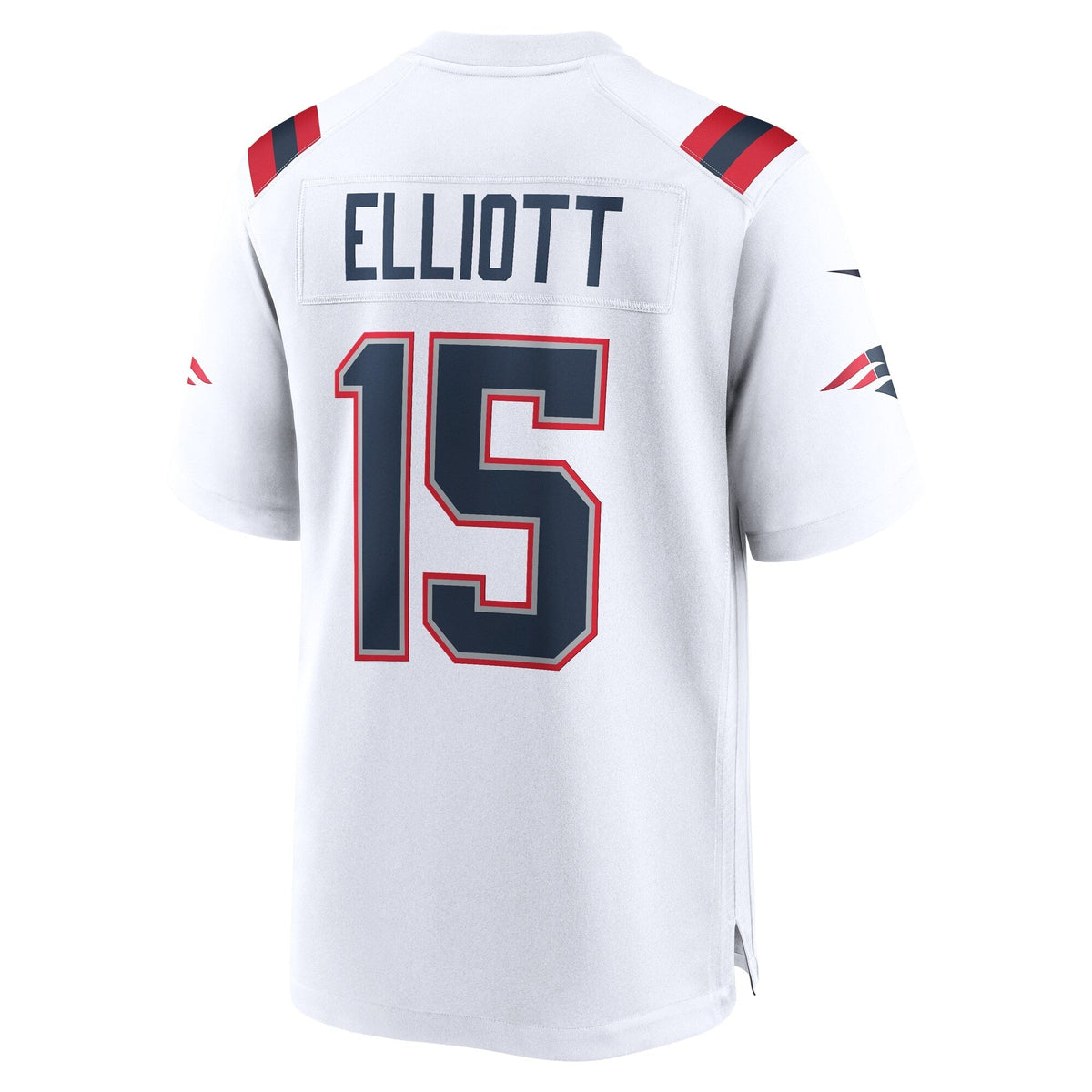 Ezekiel Elliott New England Patriots Nike Game Jersey - White football jersey product view 3