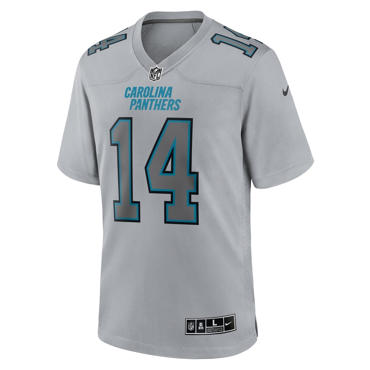 Sam Darnold Carolina Panthers Nike Atmosphere Fashion Game Jersey - Gray football jersey product view 2
