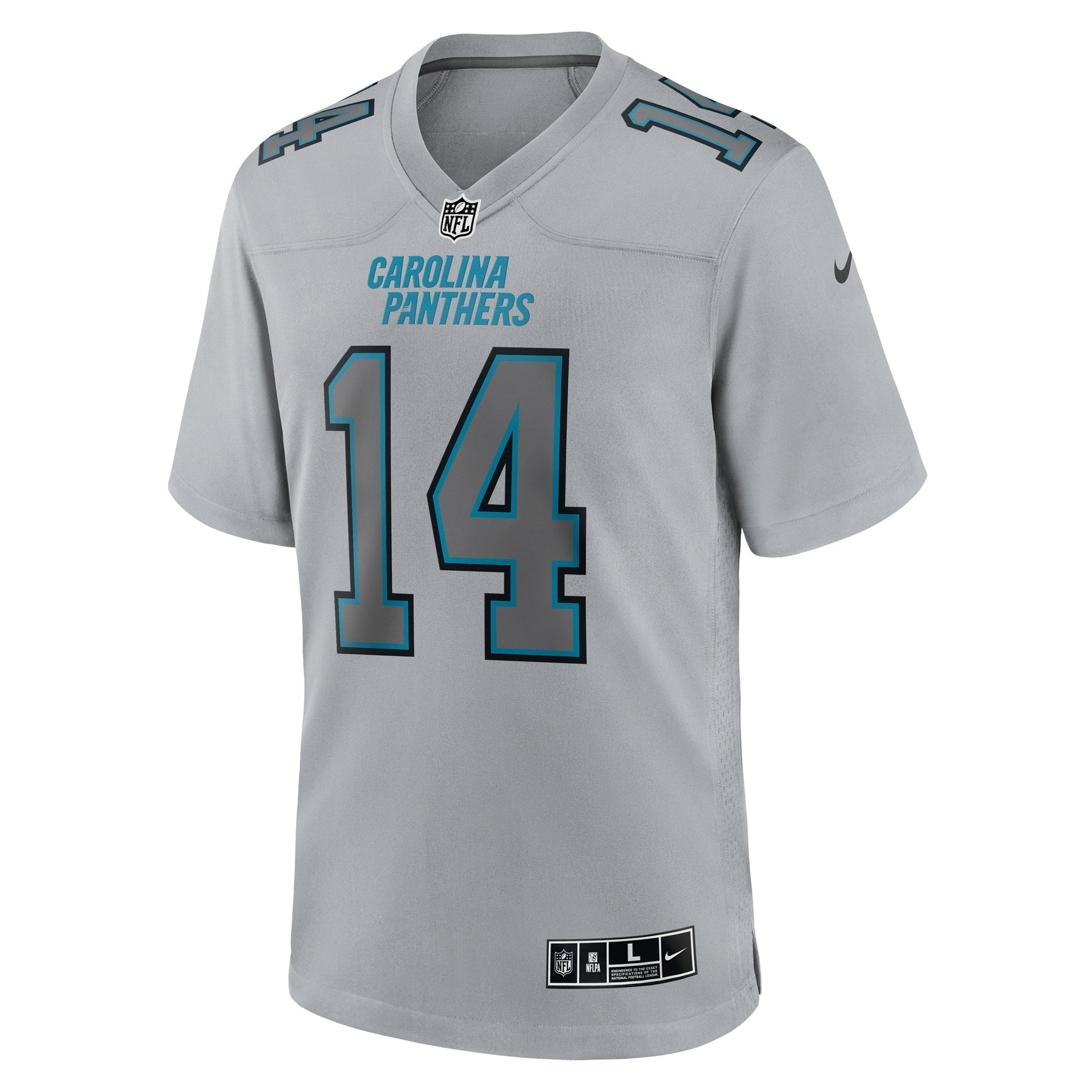Sam Darnold Carolina Panthers Nike Atmosphere Fashion Game Jersey - Gray football jersey product view 2