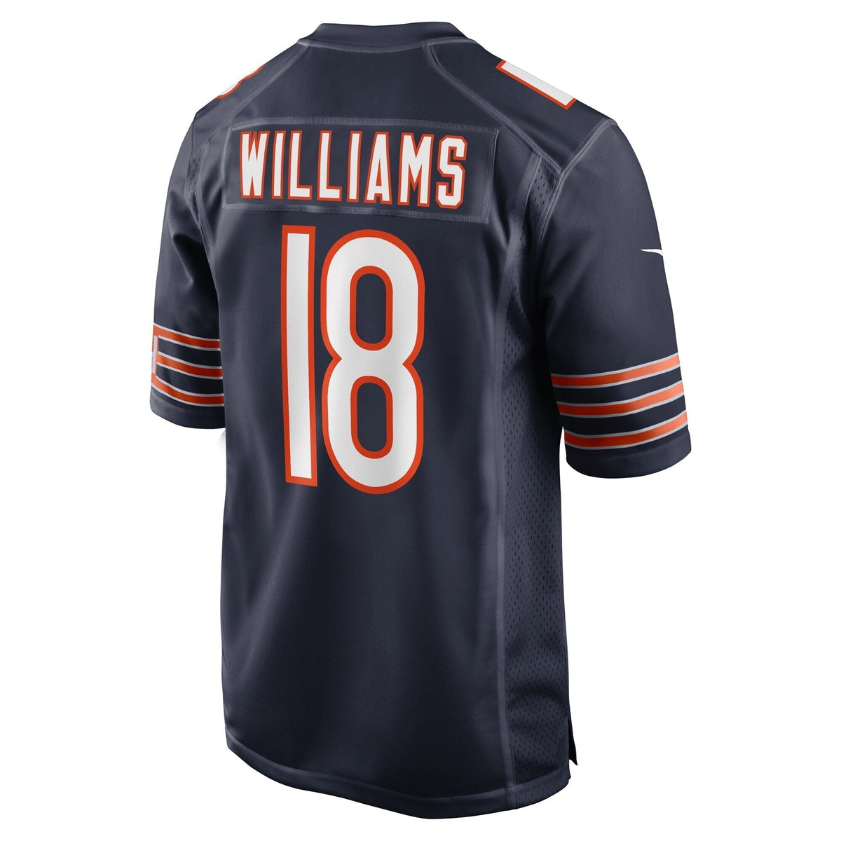 Caleb Williams Chicago Bears Nike Game Jersey - Navy football jersey product view 3