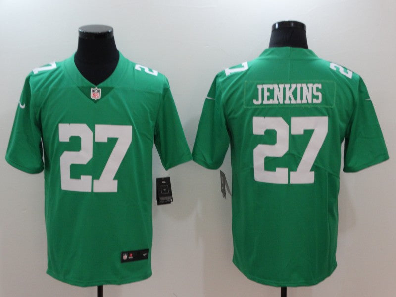 Men's Philadelphia Eagles Malcom Jenkins #27 Green Game Jersey1 football jersey product view 1