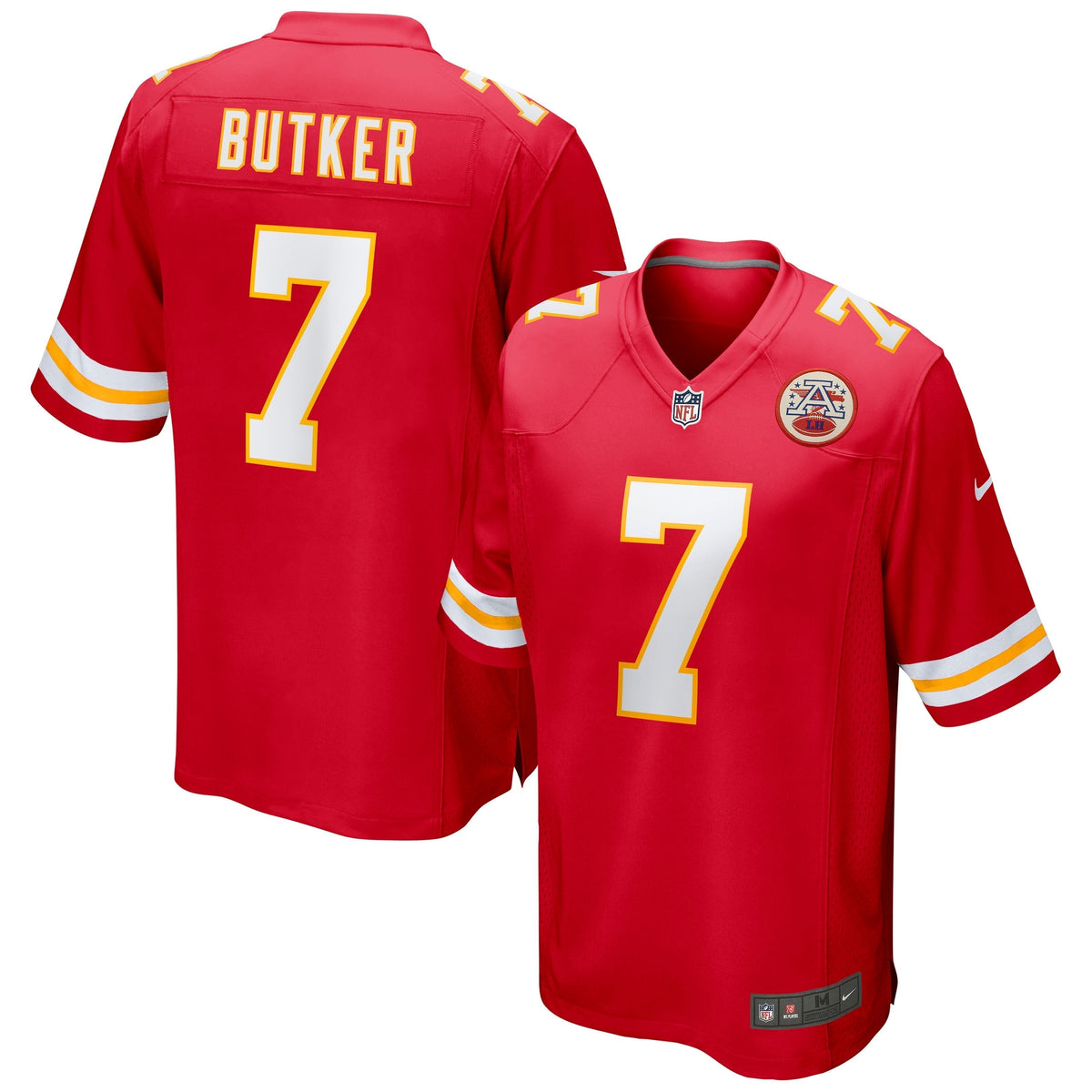 Harrison Butker Kansas City Chiefs Nike Game Jersey - Red football jersey product view 1