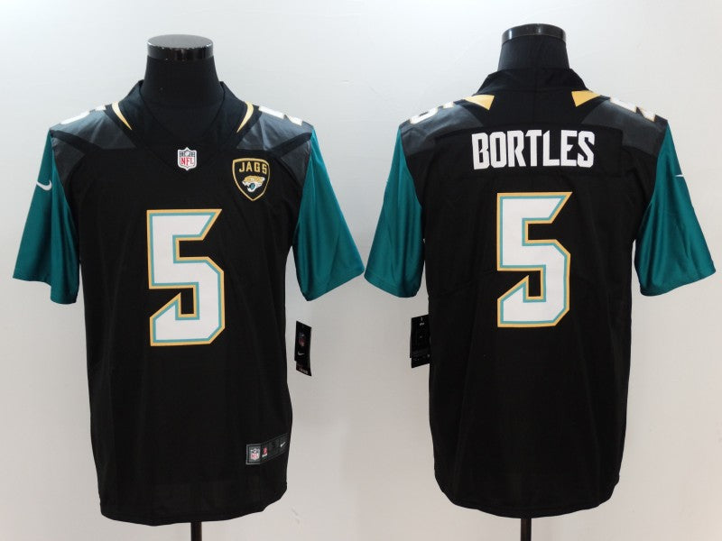 Men's Jacksonville Jaguars Blake Bortles #5 Black Game Jersey1 football jersey product view 1