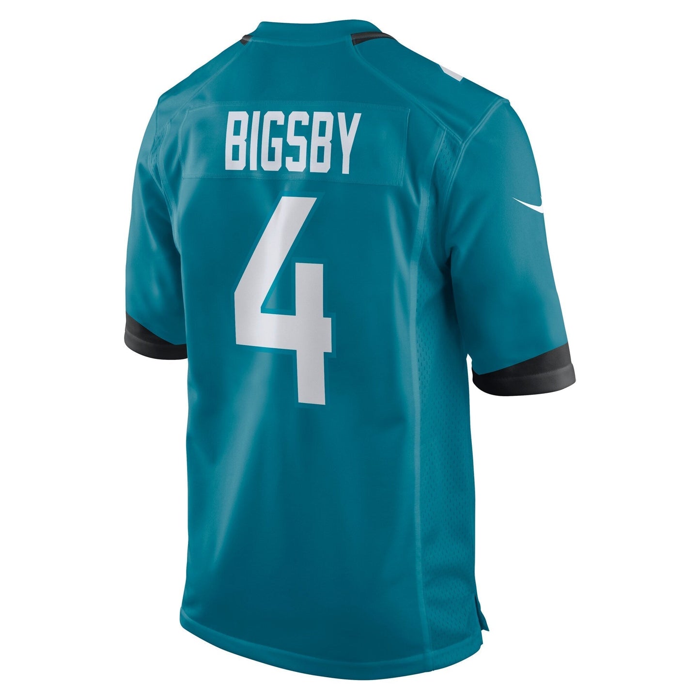 Tank Bigsby Jacksonville Jaguars Nike Game Jersey - Teal football jersey product view 3