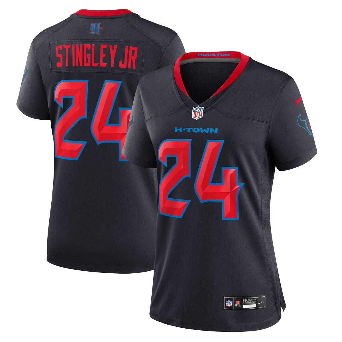 Derek Stingley Jr. Houston Texans Nike Alternate Game Jersey - Navy football jersey product view 1
