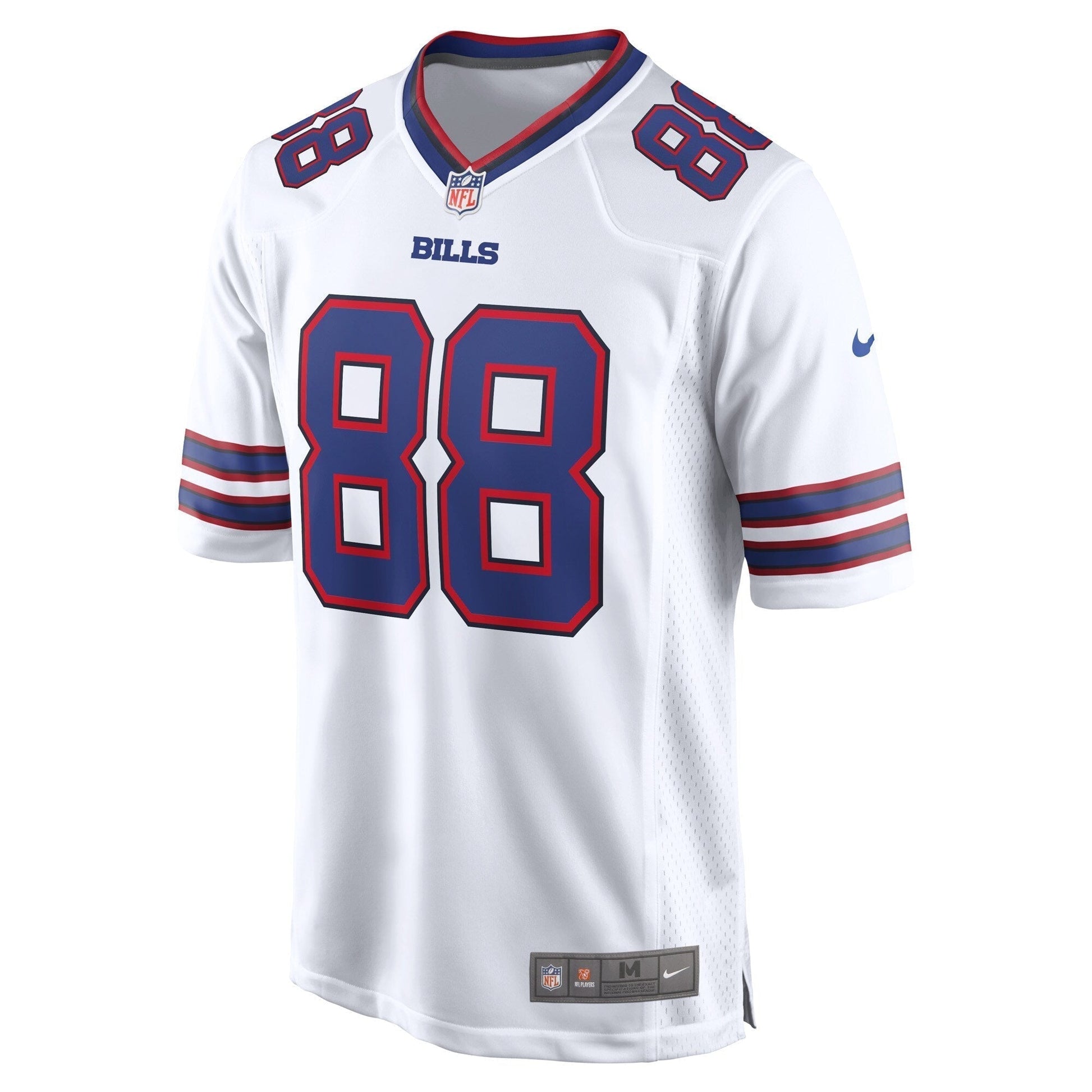Dawson Knox Buffalo Bills Nike Away Game Jersey - White football jersey product view 2