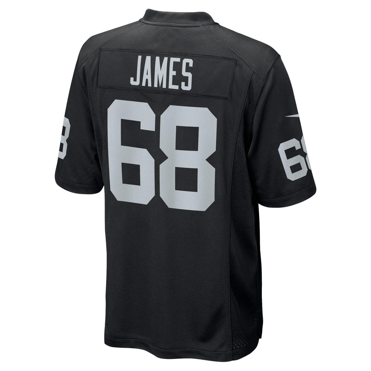 Andre James Las Vegas Raiders Nike Game Jersey - Black football jersey product view 3