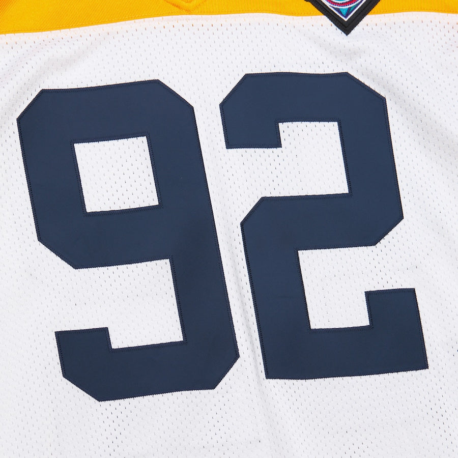 Men's Reggie White White Green Bay Packers 1994 Authentic Jersey football jersey product view 3