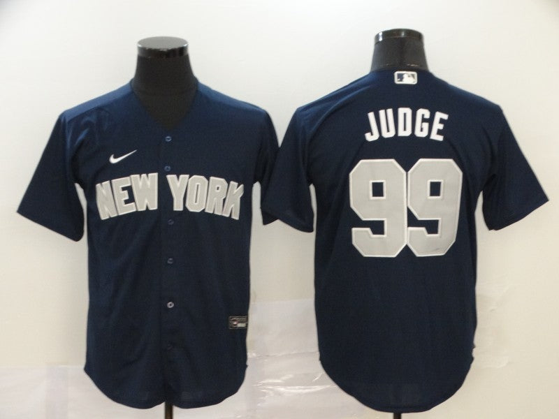 Men's New York Yankees Aaron Judge #99 Navy Fashion Stitched Jersey baseball jersey product view 1