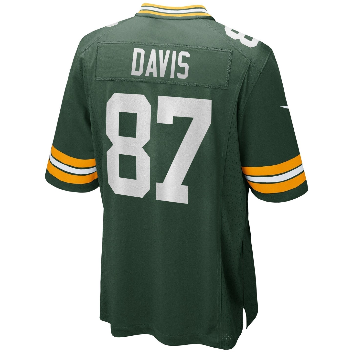 Willie Davis Green Bay Packers Nike Game Retired Jersey - Green football jersey product view 3