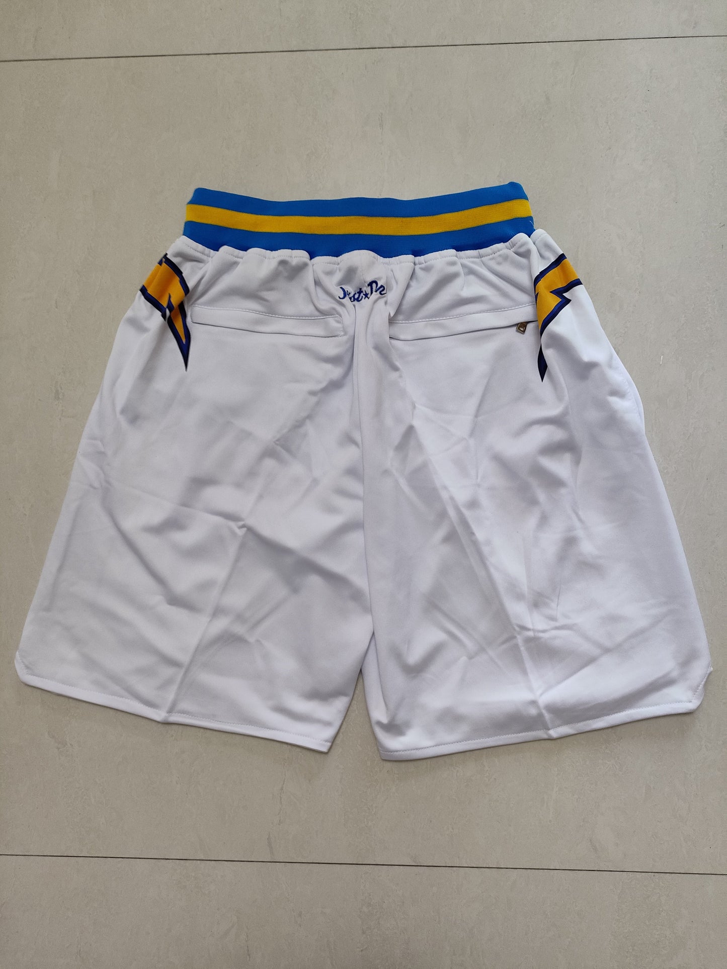 JUST DON Los Angeles Chargerss Pocket Shorts football jersey product view 2
