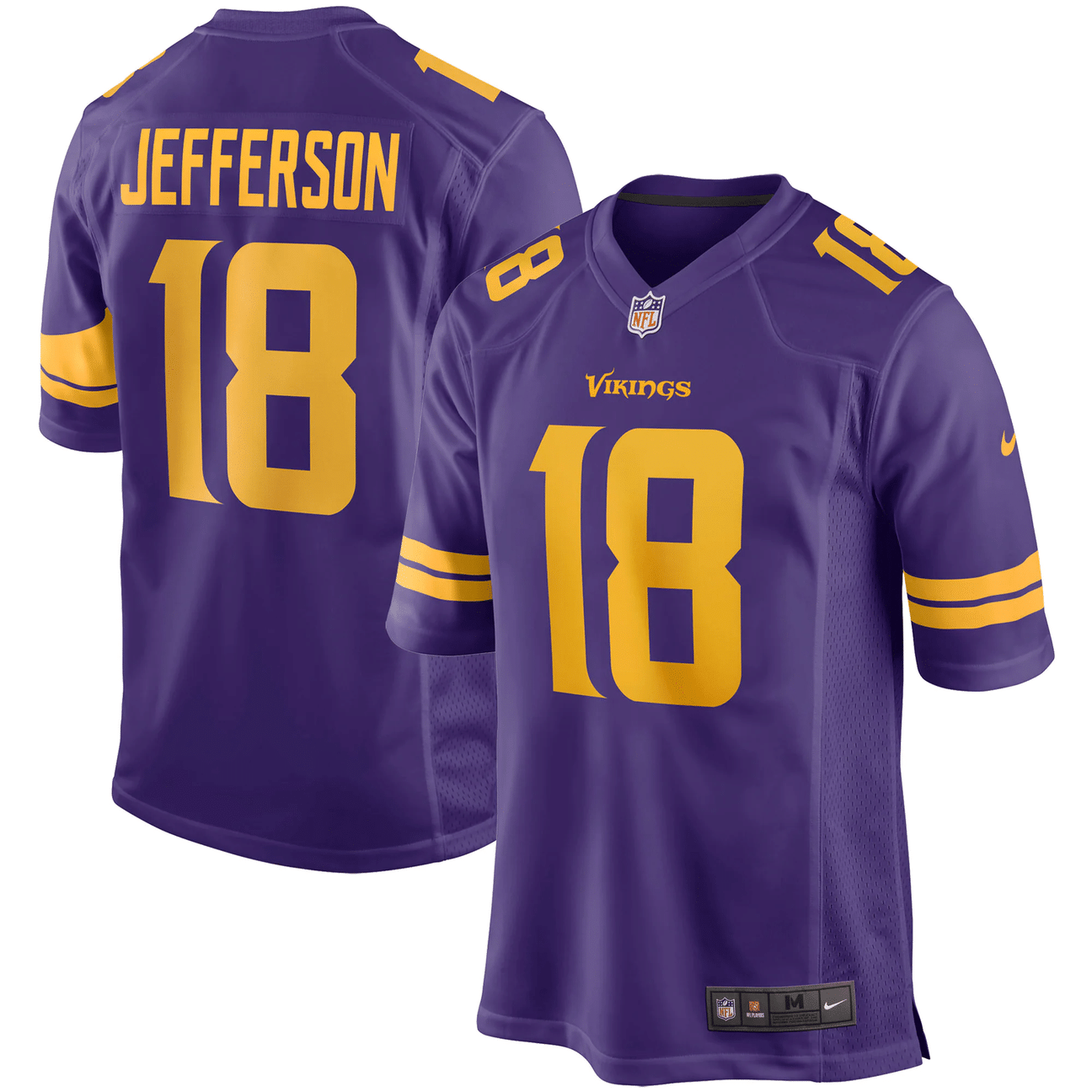 Justin Jefferson Minnesota Vikings Jersey football jersey product view 1