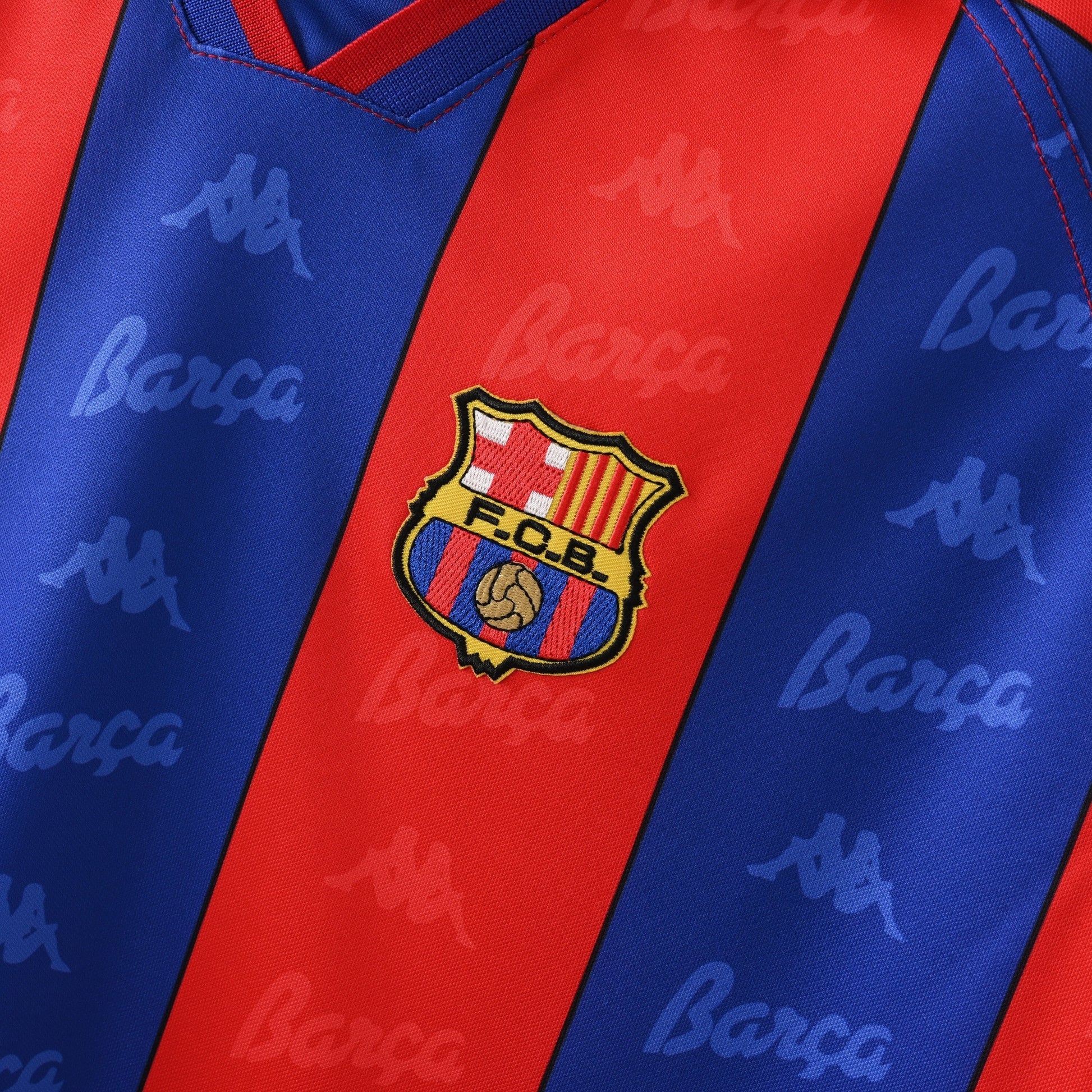 1996/97 Barcelona Home Stadium sports jersey product view 3