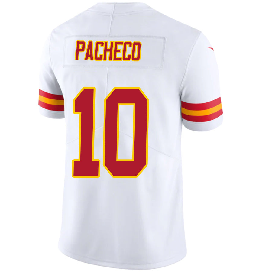 KC.Chiefs #10 Isiah Pacheco Player White Vapor Limited Football Jerseys football jersey product view 1