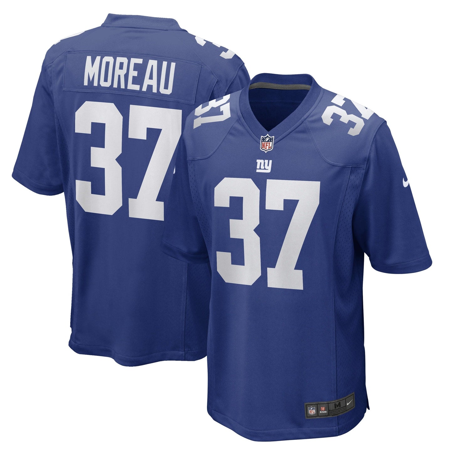 Fabian Moreau New York Giants Nike Game Jersey - Royal football jersey product view 1