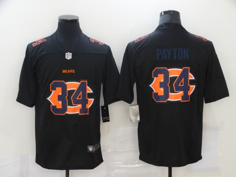 Men's Chicago Bears Walter Payton #34 Black Alternate Game Jersey1 football jersey product view 1
