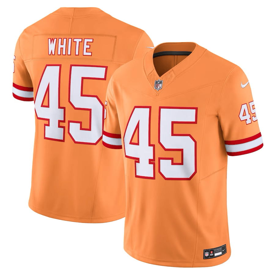 Devin White Tampa Bay Buccaneers Throwback Jersey football jersey product view 1