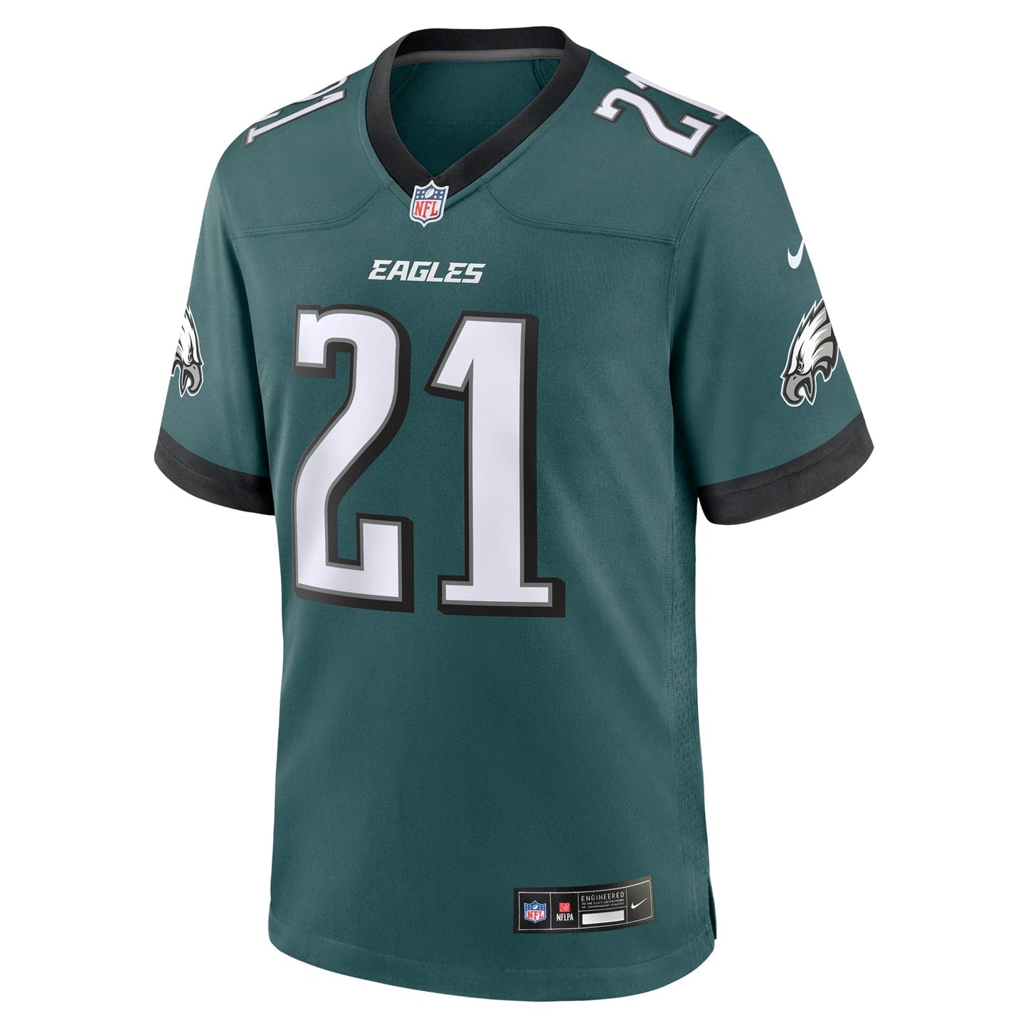 Sydney Brown Philadelphia Eagles Nike Team Game Jersey - Midnight Green football jersey product view 2