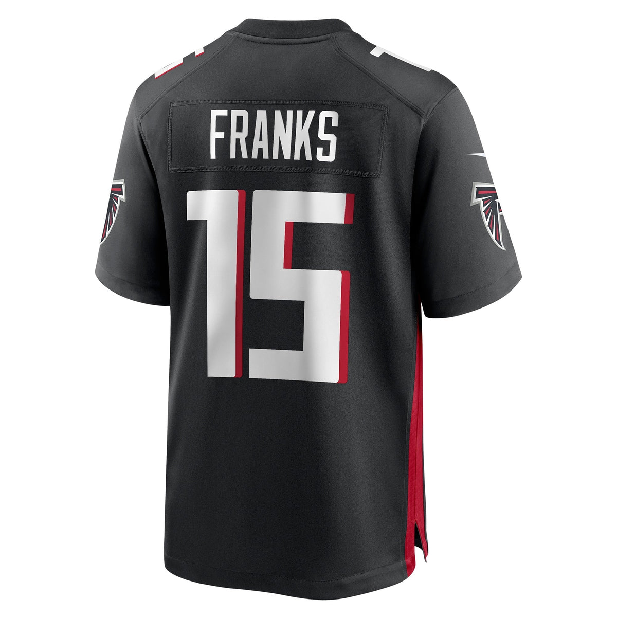 Feleipe Franks Atlanta Falcons Nike Game Jersey - Black football jersey product view 3