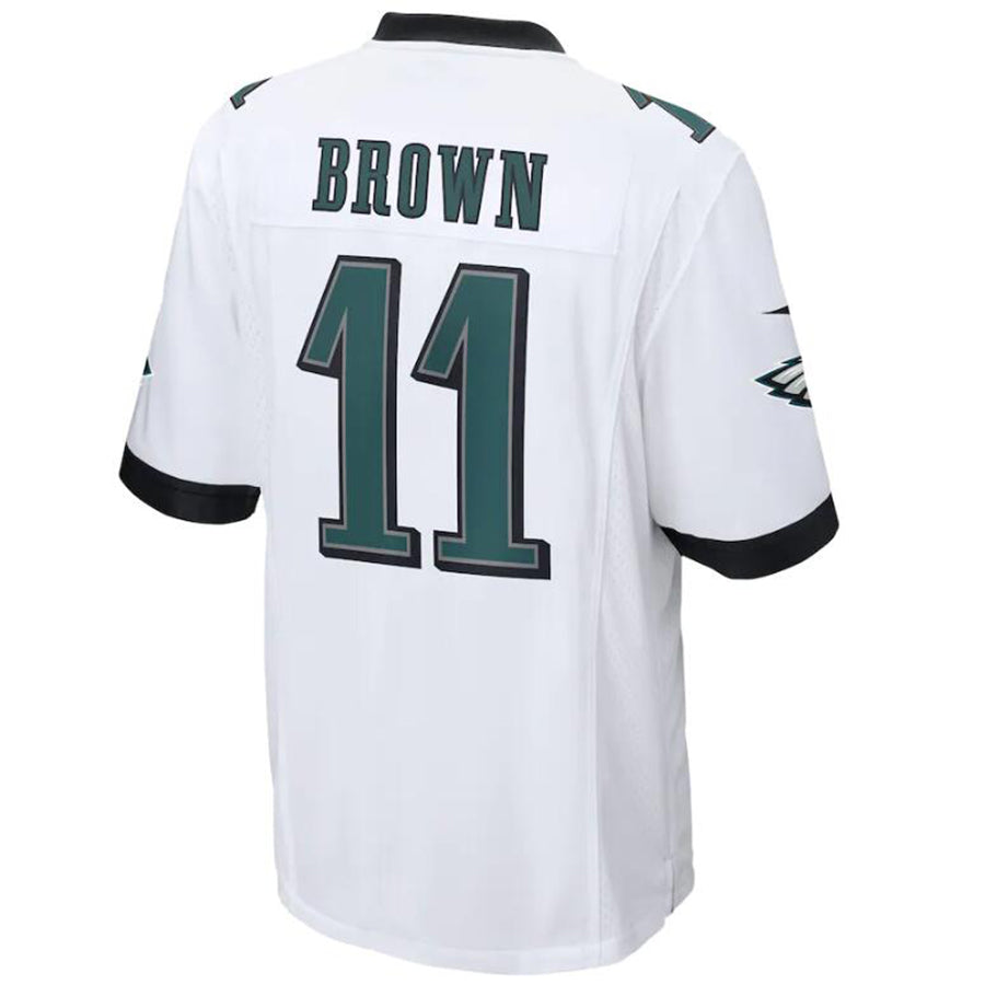P.Eagles #11 A.J. Brown White Stitched Player Game Football Jerseys football jersey product view 1