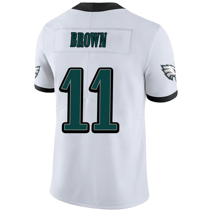 P.Eagles #11 A.J. Brown White Stitched Player Vapor F.U.S.E. Limited Jersey football jersey product view 1
