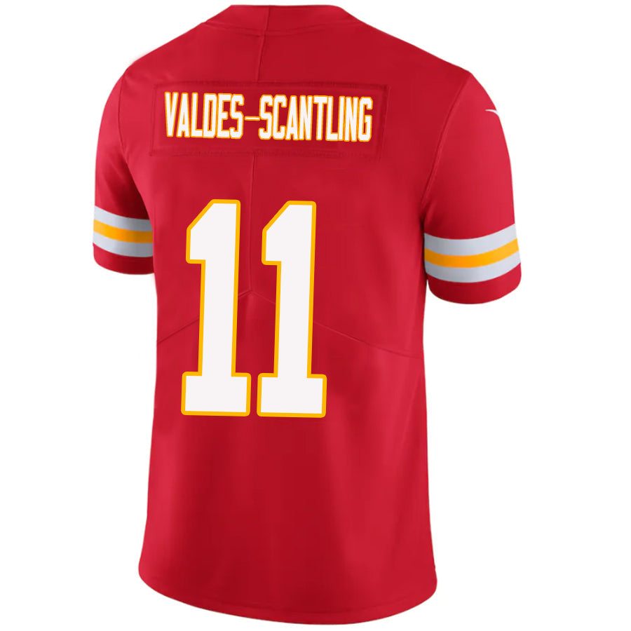 KC.Chiefs #11 Marquez Valdes-Scantling Red Stitched Player Vapor Elite Football Jerseys football jersey product view 1