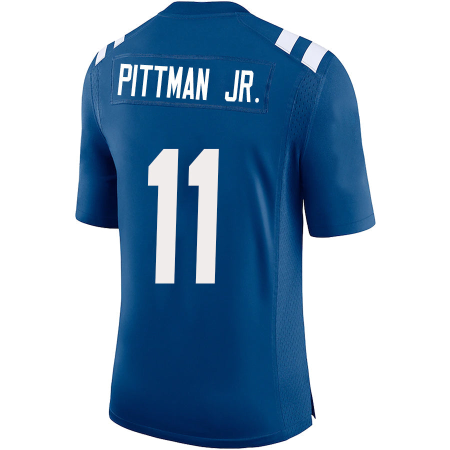 #11 Michael Pittman JR IN.Colts Royal Player Game Football Jerseys football jersey product view 1