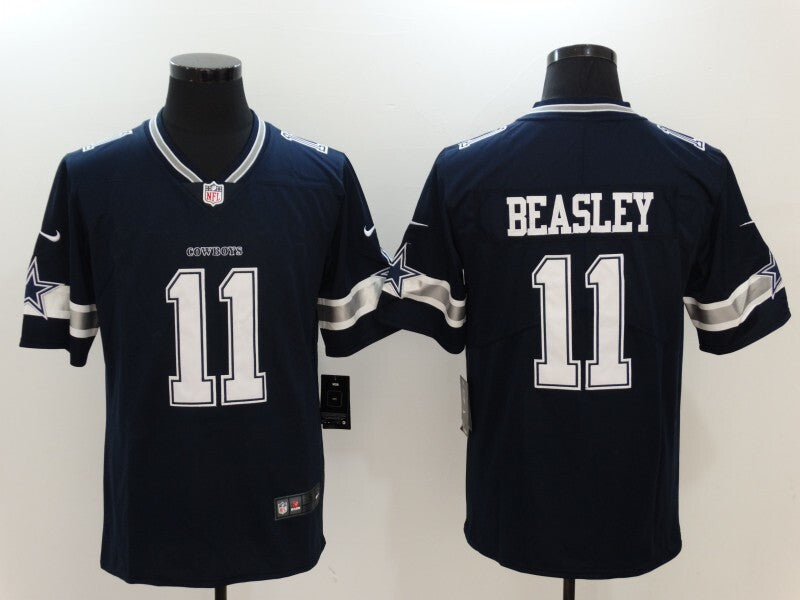 Men's Dallas cowboys Cole Beasley Jersey-Blue football jersey product view 1