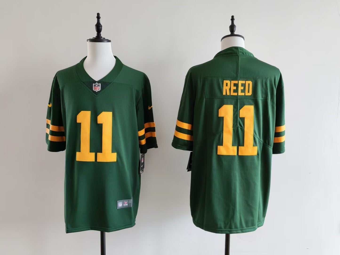 Men's Green Bay Packers Jayden Reed Nike Jersey football jersey product view 1