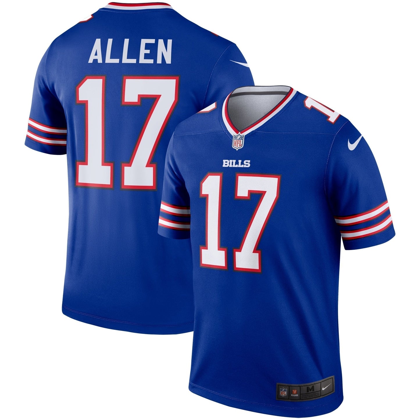 Josh Allen Buffalo Bills Nike Legend Jersey - Royal football jersey product view 1