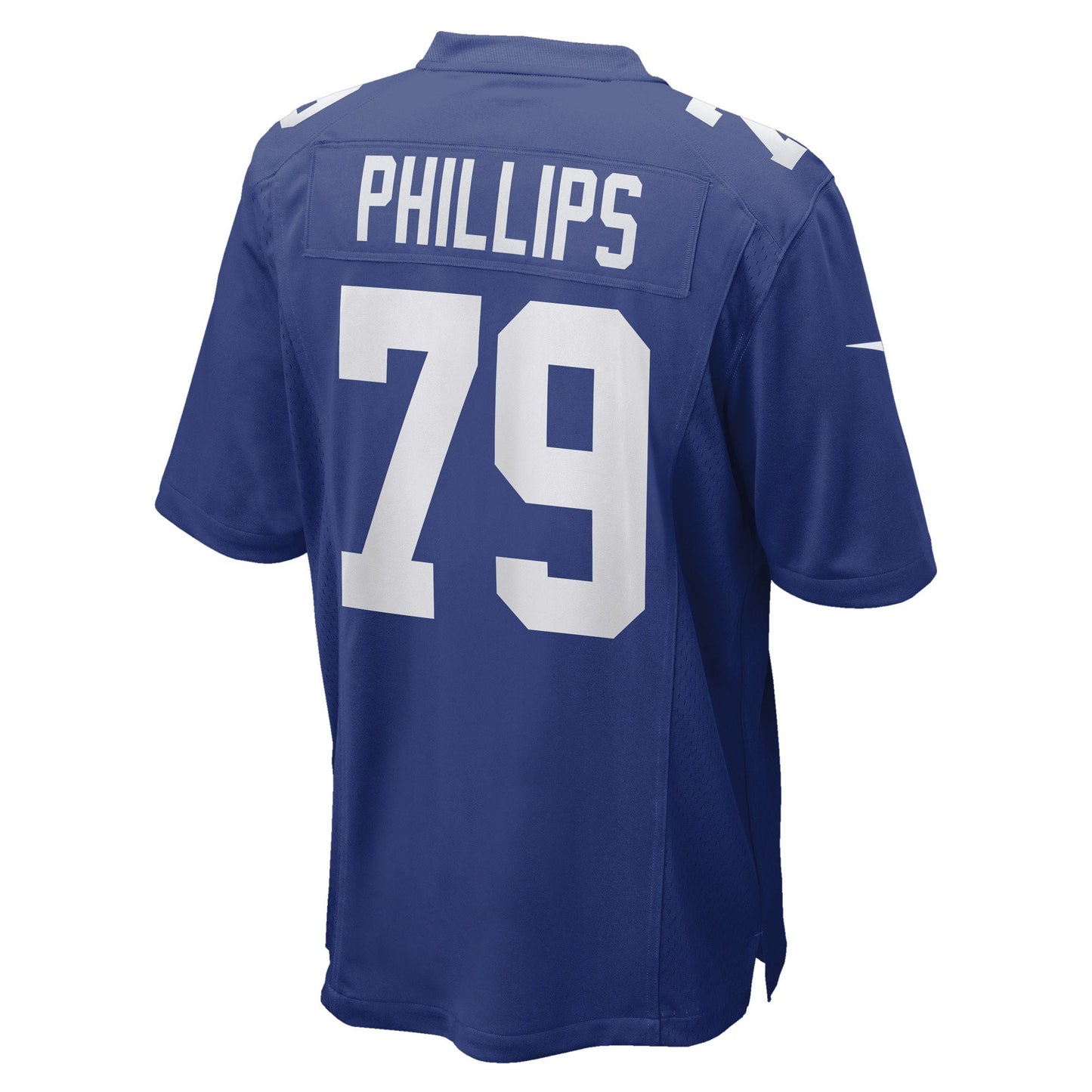 Tyre Phillips New York Giants Nike Game Jersey - Royal football jersey product view 3