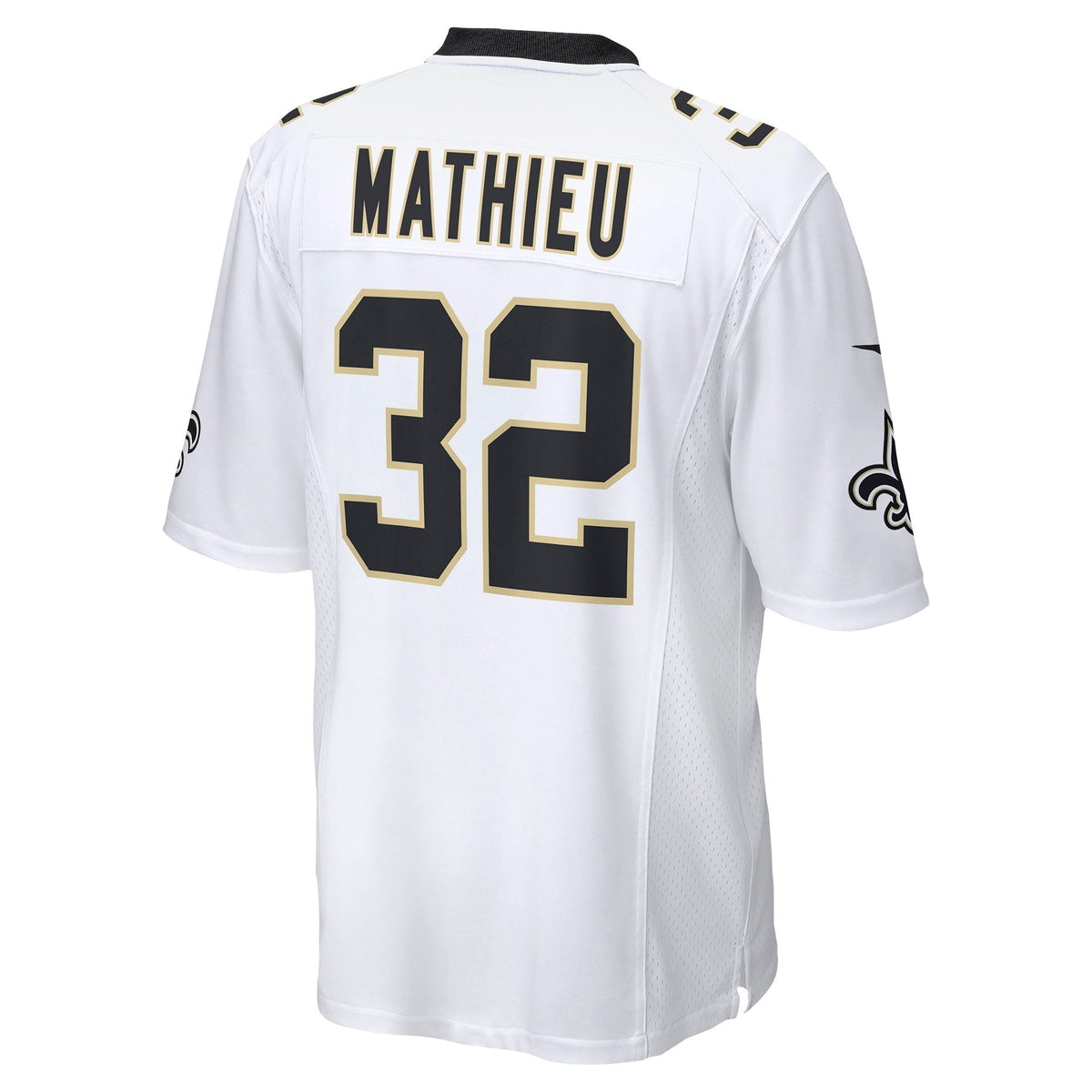 Tyrann Mathieu New Orleans Saints Nike Game Jersey - White football jersey product view 3