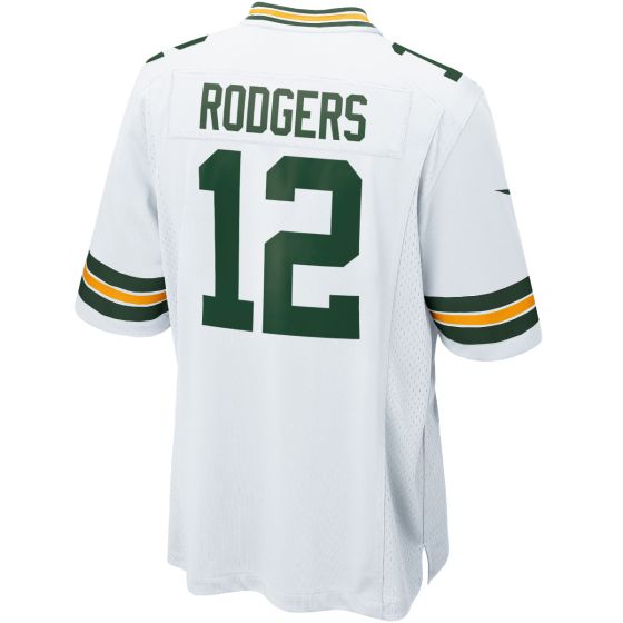 GB.Packers #12 Aaron Rodgers Player White Game Jersey Stitched American Football Jerseys football jersey product view 1