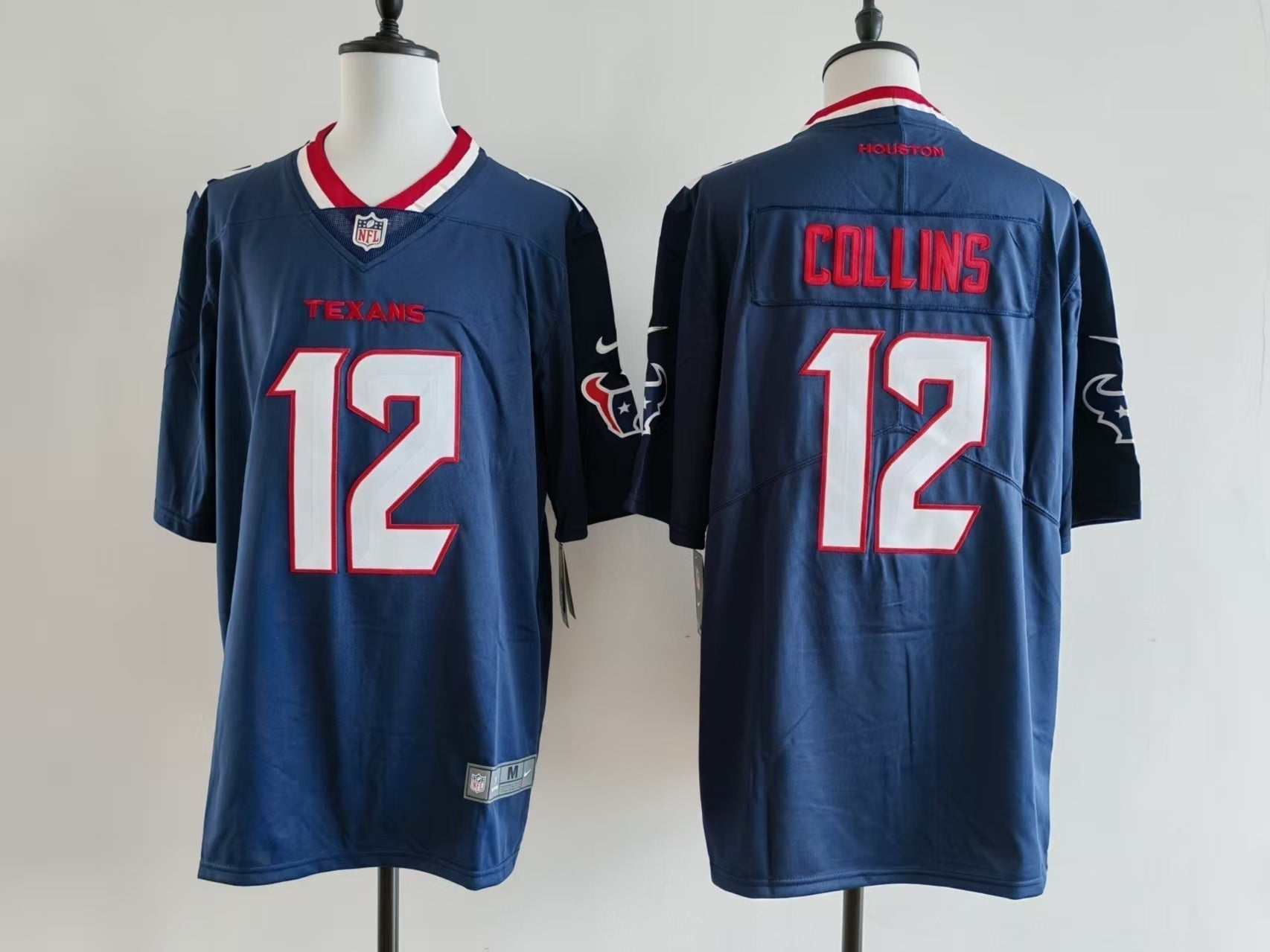 Men's Houston Texans Nico Collins Jersey-Blue football jersey product view 1