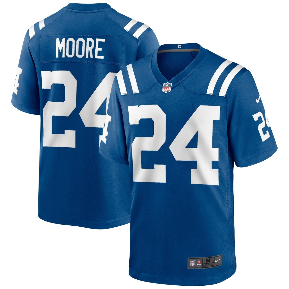 Lenny Moore Indianapolis Colts Nike Game Retired Jersey - Royal football jersey product view 1