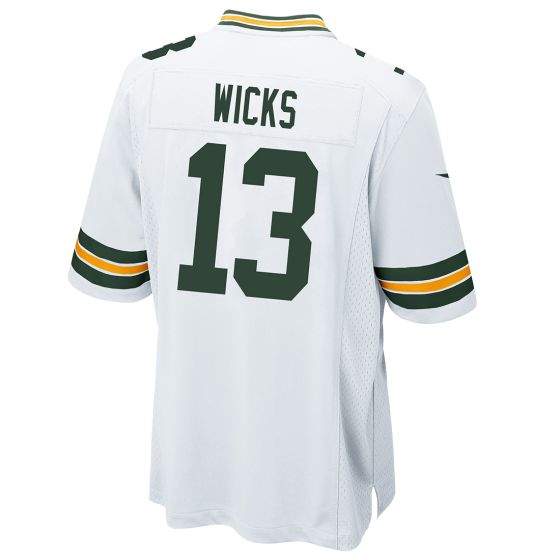 GB.Packers #13 Dontayvion Wicks White Player Game Jersey Stitched American Football Jerseys football jersey product view 1
