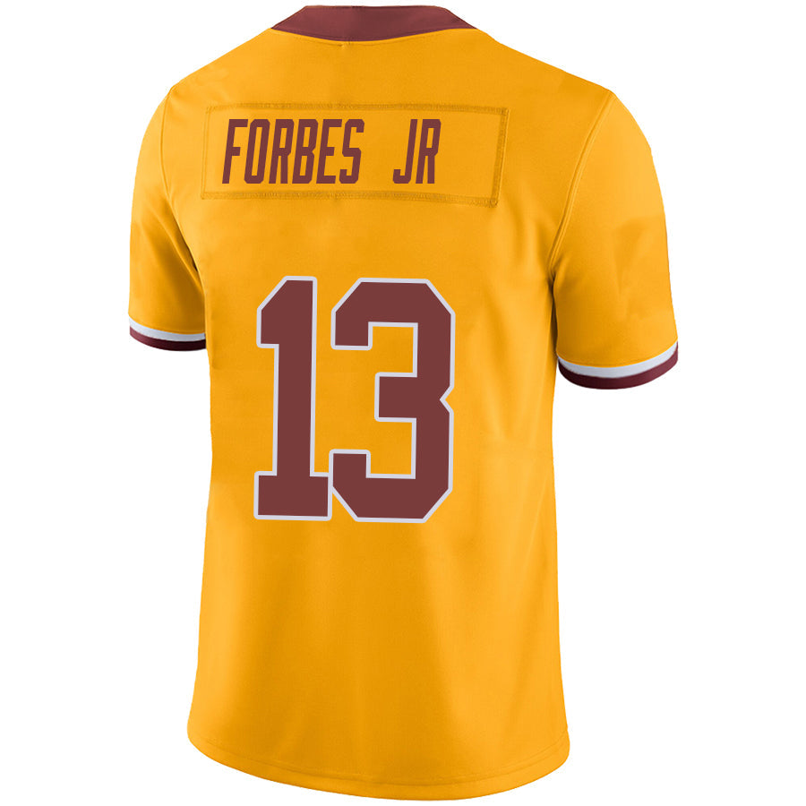 W.Commanders #13 Emmanuel Forbes Player Gold Game Stitched Football Jerseys football jersey product view 1